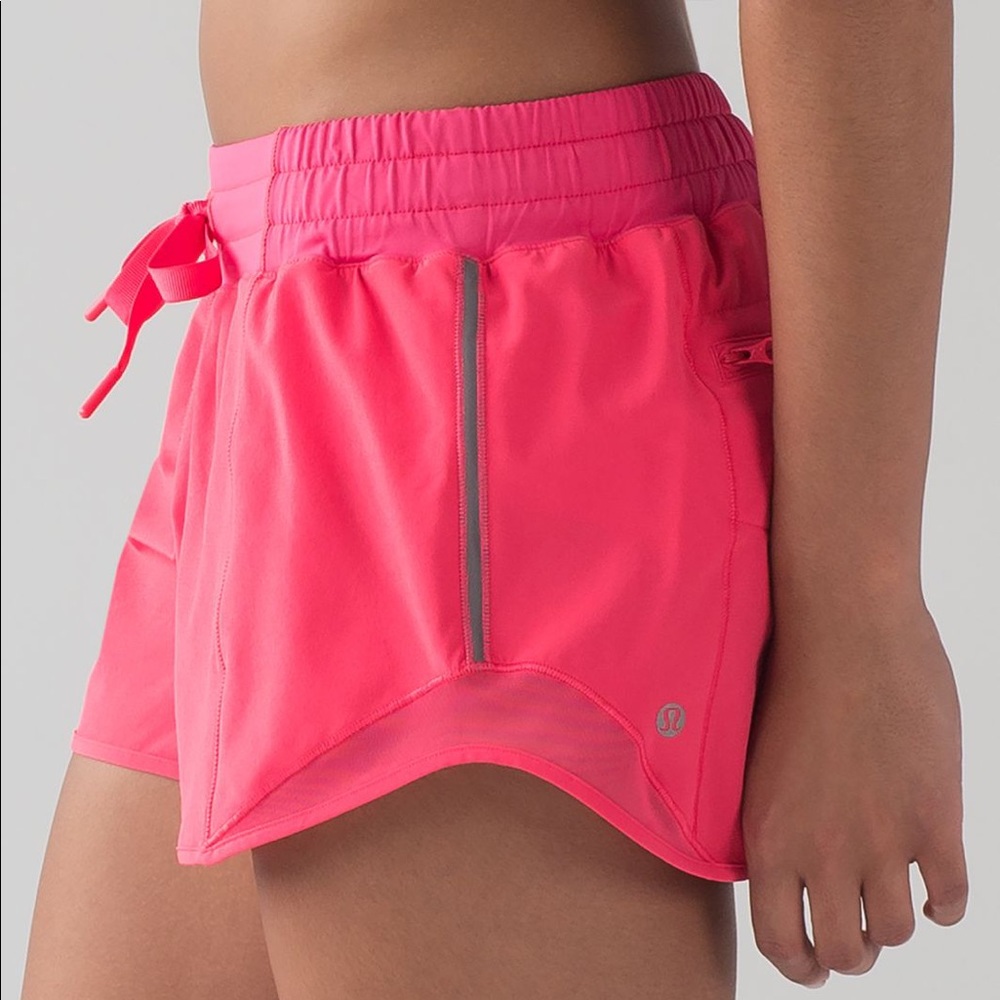 Lululemon pink hotty hot shorts